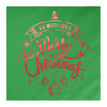 Custom Foil Stamped Luncheon Napkin - Custom Hats Now