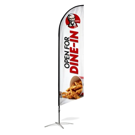 Feather Flag - Custom Hats Now