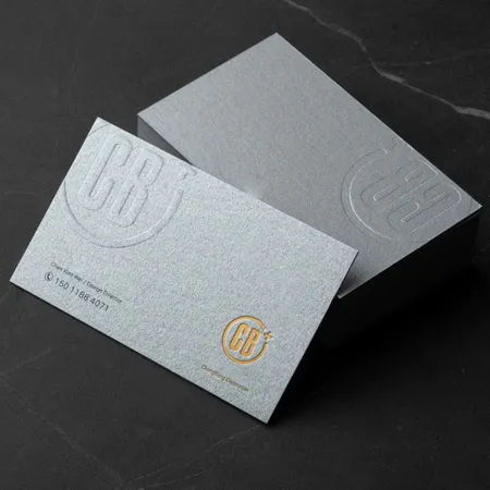 Metallic Business Cards - Custom Hats Now