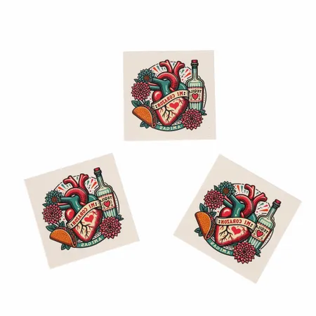 Temporary Tattoos - Custom Hats Now