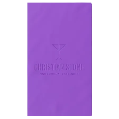 Custom Debossed Guest Towel Napkin - Custom Hats Now