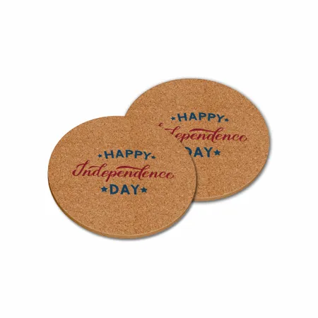 Premade Cork Coasters - Custom Hats Now