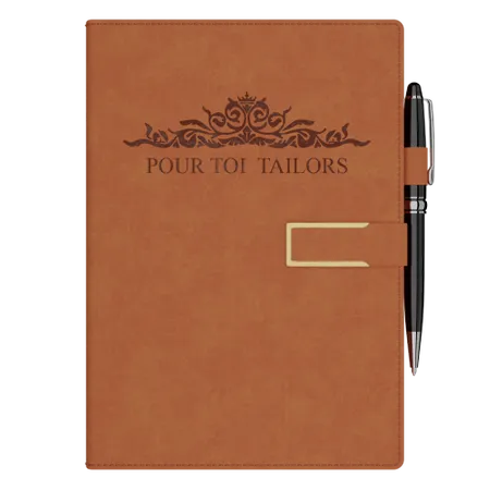 Leren notitieboeken & dagboeken - Custom Hats Now