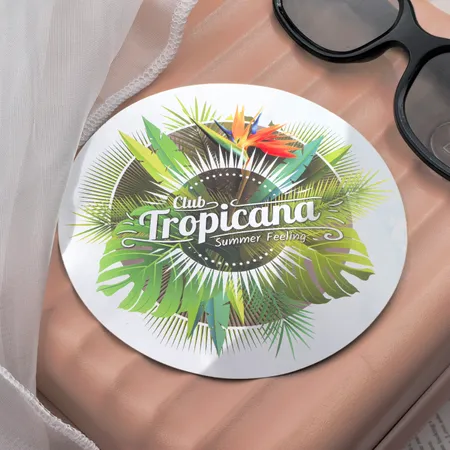 Metallic Silver Paper Stickers Metallic Silver Paper Stickers - Custom Hats Now