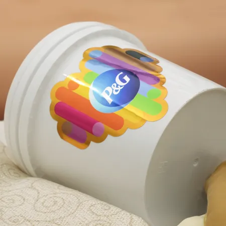 Metallic Gold Paper Stickers Metallic Gold Paper Stickers - Custom Hats Now