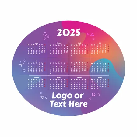 Colorful Gradient Calendar Mouse Pad Colorful Gradient Calendar Mouse Pad - Custom Hats Now