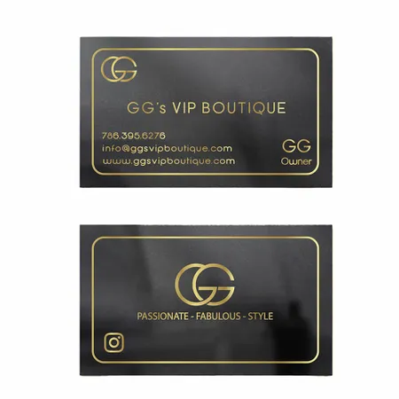 Foil Business Cards - Custom Hats Now