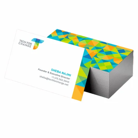 Silk Business Cards - Custom Hats Now