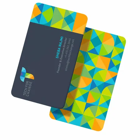 Rounded Corner Business Cards - Custom Hats Now