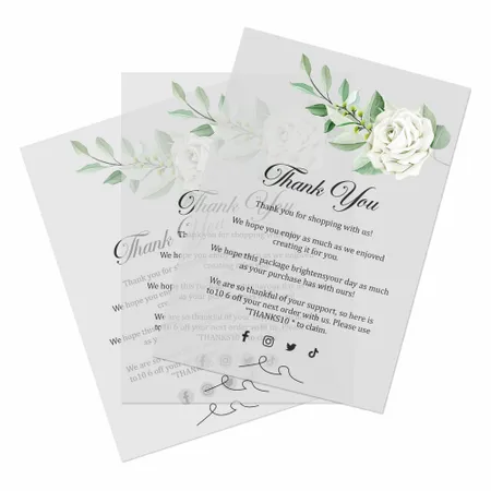 Transparent Cards - Custom Hats Now