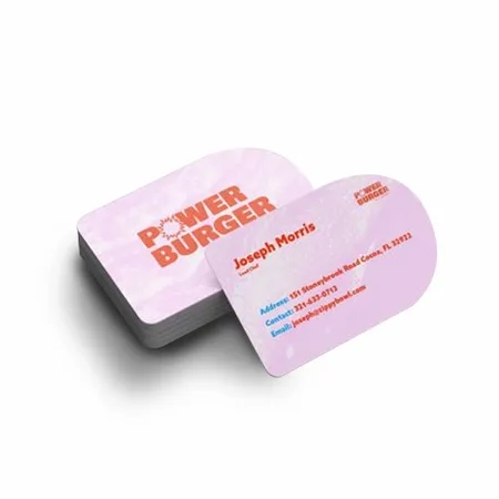 Half Circle Business Cards - Custom Hats Now