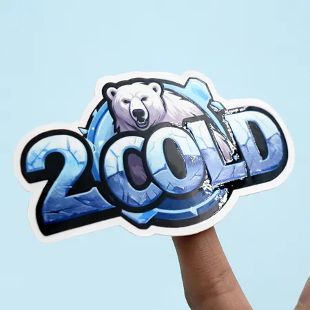 Spot UV Stickers Spot UV Stickers - Custom Hats Now