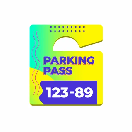 Small Parking Passes Small Parking Passes - Custom Hats Now