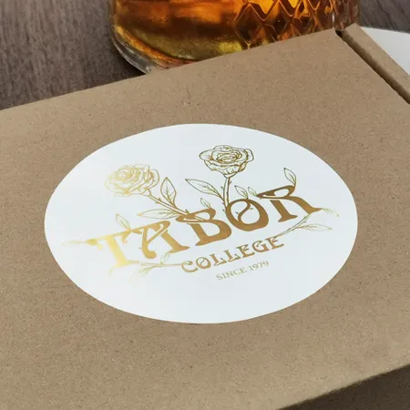 One Color Foil Stickers One Color Foil Stickers - Custom Hats Now