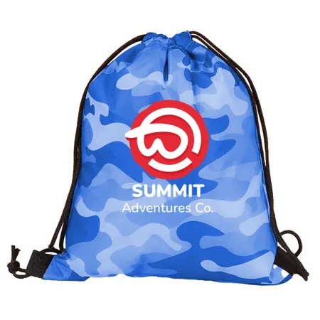 Camouflage Drawstring Bag Camouflage Drawstring Bag - Custom Hats Now