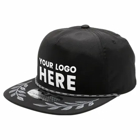 Pitbull Cambridge PB307 5 Panel Unstructured Hat Bay Leaf Snapback - Custom Hats Now