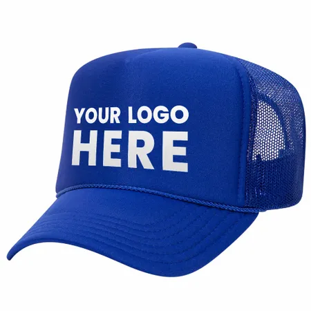 Otto 5-Panel High Crown Foam Trucker Hats, Mesh Back Cap - 39-165 - Custom Hats Now