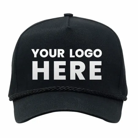 Cobra C256 5 Panel Twill, Snap Back Golf, Rope Cap - Custom Hats Now