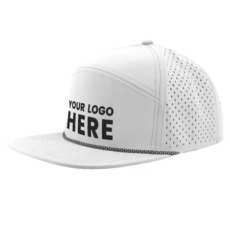 Zapped Headwear Osprey R+ 7 Panel Perforated Rope Cap - Custom Hats Now
