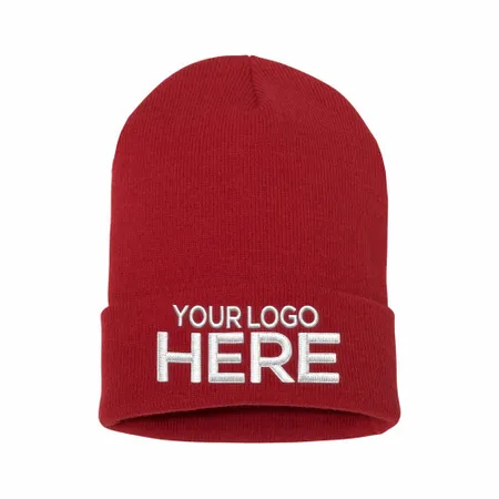 Waffle Cuffed Knit Beanie - Custom Hats Now