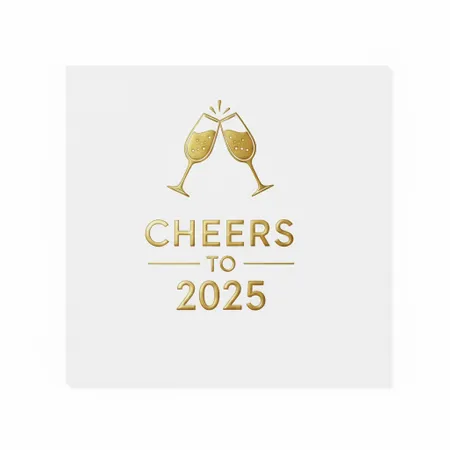 New Years Napkins - Custom Hats Now