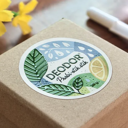 Raised Spot UV Stickers - Custom Hats Now