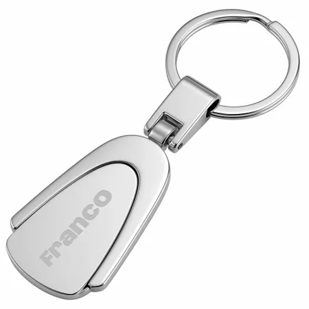 Grip-shaped Fancy Metal Keychain - Custom Hats Now