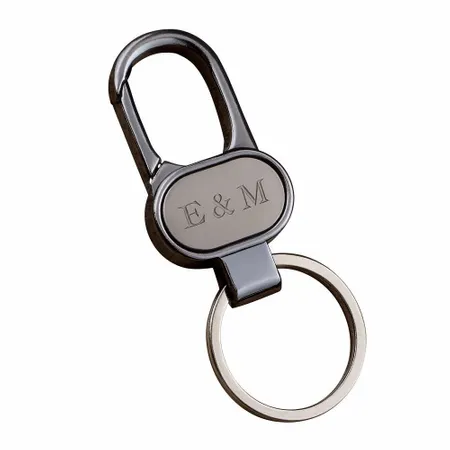 Caribiner Metal Keychain - Custom Hats Now