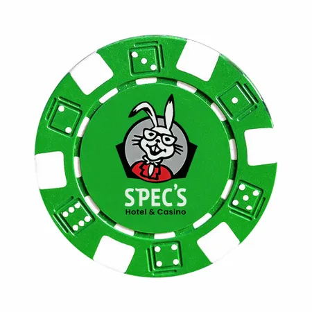 6 Stripe Custom Poker Chips - Custom Hats Now