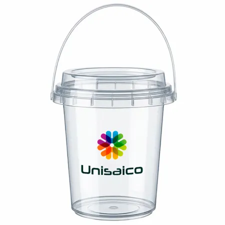Premium Transparent Drink Buckets - Custom Hats Now