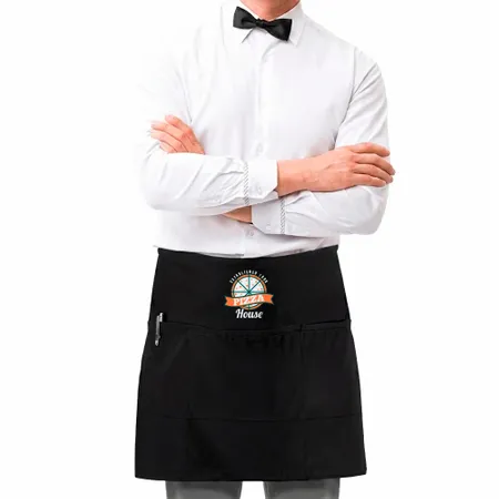 Server Pro Triple Pocket Waist Aprons - Custom Hats Now