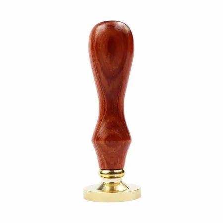 Pearwood Handle Wax Seal Stamps - Custom Hats Now