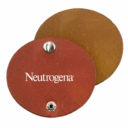 Round PU Leather Cable Organizers - Custom Hats Now