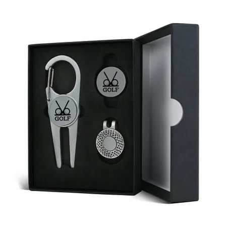 Deluxe Golf Divot Tool Set with Ball Markers - Custom Hats Now