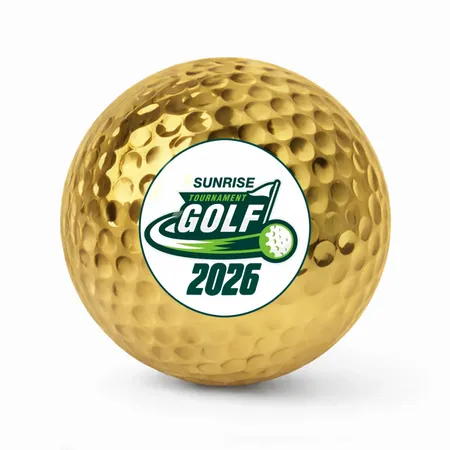 Metallic Golf Balls - Custom Hats Now