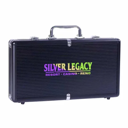 300ct Aluminum Poker Chip Cases - Custom Hats Now