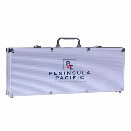 500ct Aluminum Poker Chip Cases - Custom Hats Now