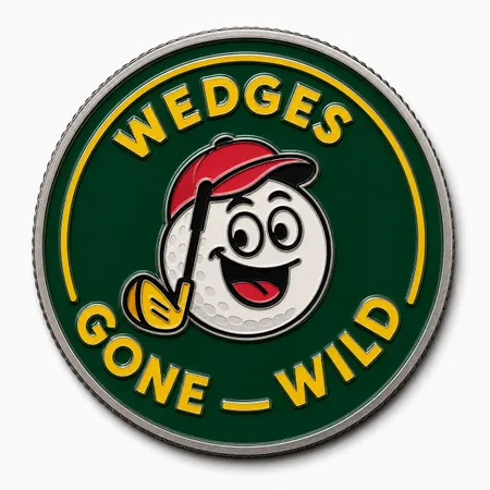 Hard Enamel Golf Ball Markers - Custom Hats Now