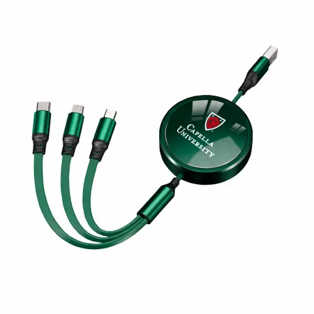 Soft Silicone 3-in-1 Charging Cables - Custom Hats Now