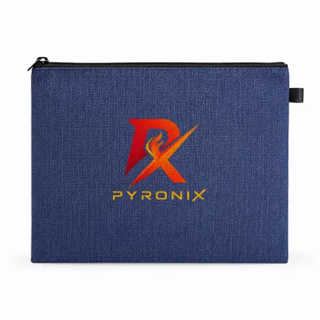 Fabric Zippered Document Bags - Custom Hats Now