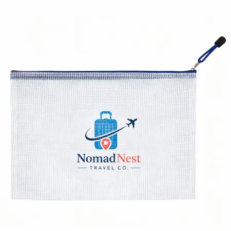 PolyWeave Zippered Document Bags - Custom Hats Now