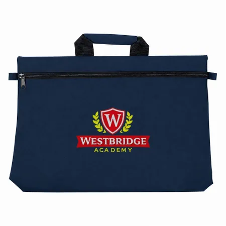 Polyester Zippered Document Bags - Custom Hats Now