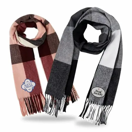 Luxe Polyester Scarves - Custom Hats Now