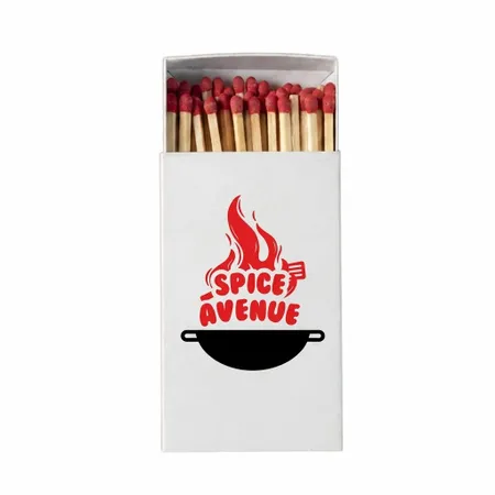 Foil-Stamped Matchboxes - Custom Hats Now