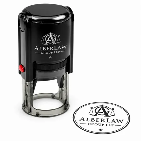 Round Self-Inking Stamps - Custom Hats Now