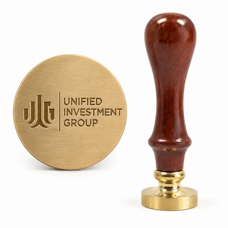 Beechwood Handle Wax Seal Stamps - Custom Hats Now