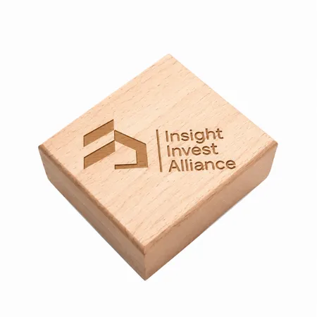 Square Wood Rubber Stamps - Custom Hats Now