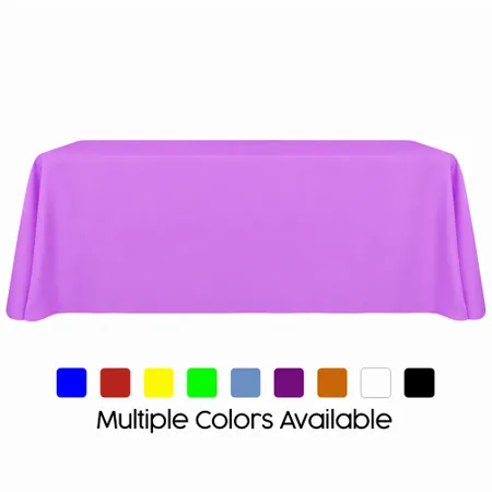 Blank Rectangle Table Throw Cover - Custom Hats Now