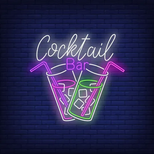 Cocktail Bar Neon - Custom Hats Now