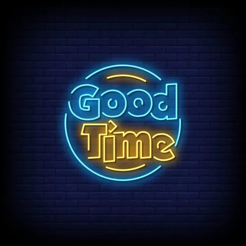 Good Time Neon Sign - Custom Hats Now